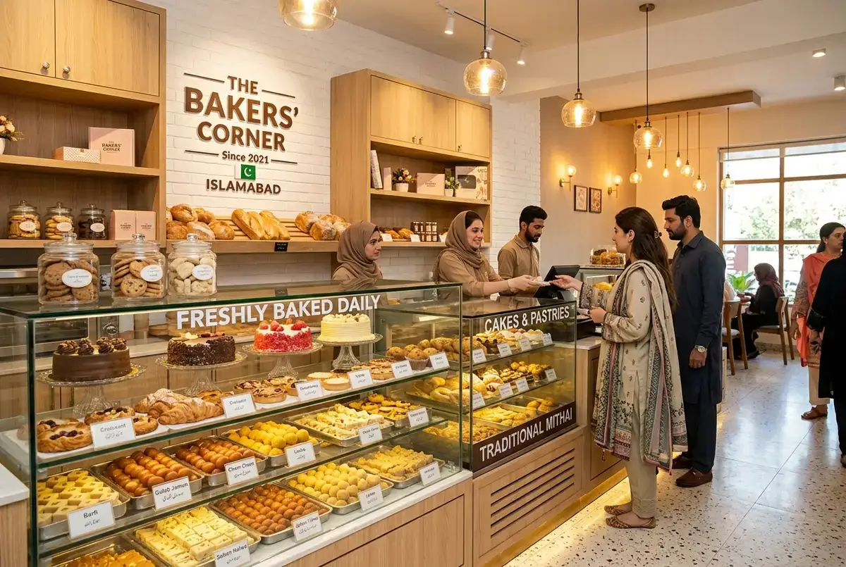 Bakeries & Sweet Shops professional illustration