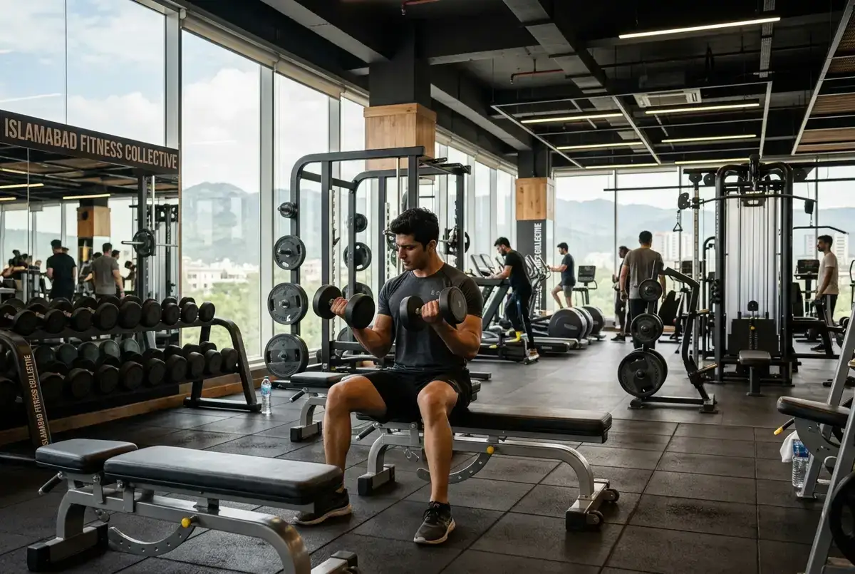 Gyms & Fitness Centers professional illustration