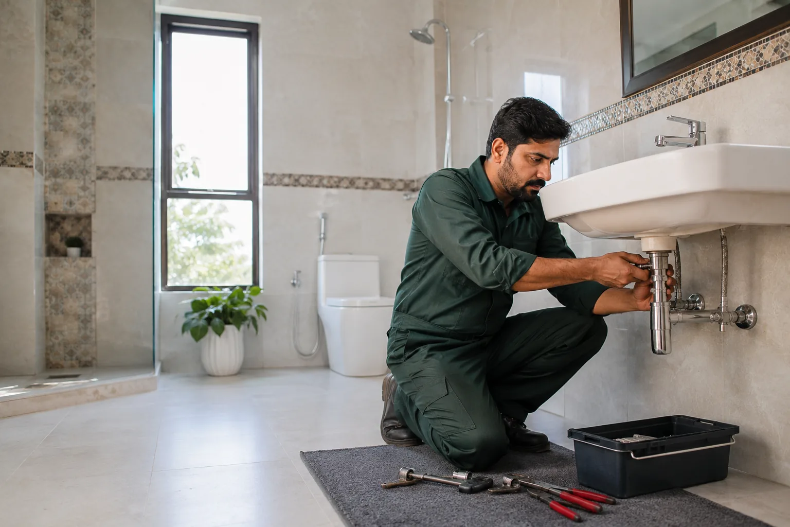 Plumbing hero example